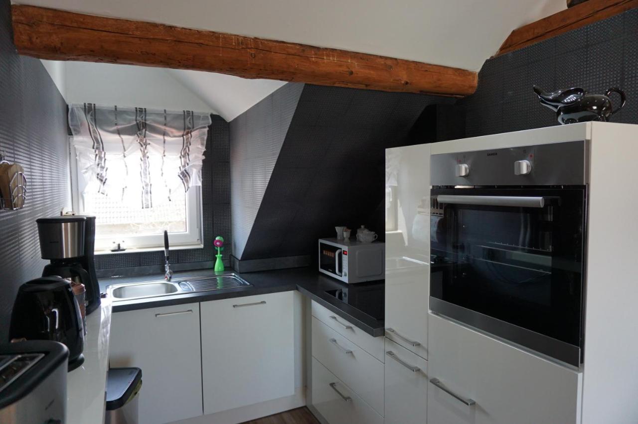 Aussergewoehnliche Dachgeschosswohnung Königslutter am Elm Esterno foto